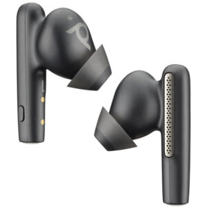 Poly Voyager Free 60+ UC M Carbon Black Earbuds +BT700 USB-C Adapter +Touchscreen Charge Case