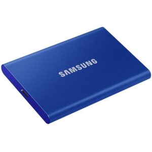 SAMSUNG Portable SSD T7 2TB / USB 3.2 Gen 2 / USB-C / External / Blue