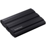 SAMSUNG Portable SSD T7 Shield 2TB / USB 3.2 Gen 2 / USB-C / External / Black