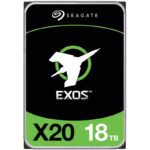 SEAGATE Exos X20 18TB HDD / ST18000NM000D / SAS / 3.5" / 7200 rpm / 256MB / 512E/4KN
