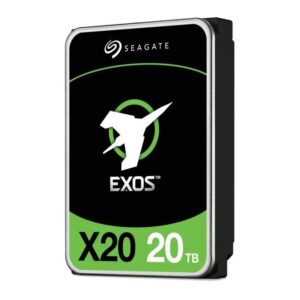 SEAGATE Exos X20 20TB HDD / ST20000NM007D / SATA / 3.5" / 7200 rpm / 256 MB / 512E/4KN