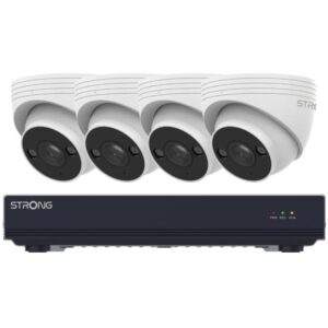 STRONG TUR05DL0-P PoE KIT/ Turret/ 5Mpix/ 1x NVR NVR1120-8P/ 4x IP camera TUR05DL0-P/ HDMI/ VGA/ USB/ LAN