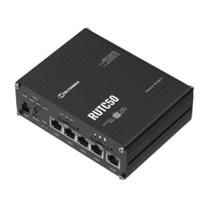 Teltonika RUTC50 industrial router, 5G, Dual SIM, WiFi 6
