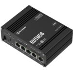 Teltonika RUTM56 industrial router, dual modem, 5G, 4G, 5x Gbit RJ45, WiFi 5