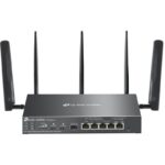 TP-Link ER706WP-4G Omada VPN Router, 2x Nano SIM, AX3000 WiFi 6, 1x SFP GWAN, 1x GWAN, 4x GLAN PoE+