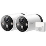 TP-Link Tapo C420S2 - outdoor Wire-Free 4Mpx Security camera, Full-Color, microphone, IR15m, 2x Tapo C420 + 1 H200