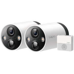 TP-Link Tapo C420S2 - outdoor Wire-Free 4Mpx Security camera, Full-Color, microphone, IR15m, 2x Tapo C420 + 1 H200