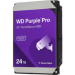 WD PURPLE PRO 24TB / WD240PURP / SATA 6Gb/s / Internal 3.5" / 7200 rpm / 512MB