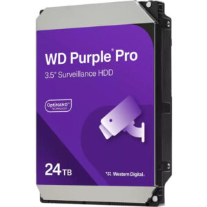 WD PURPLE PRO 24TB / WD240PURP / SATA 6Gb/s / Internal 3.5" / 7200 rpm / 512MB