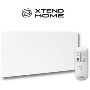 Xtend Home infrared heating panel, frameless, 420W, 230V, white, Wi-Fi, Tuya