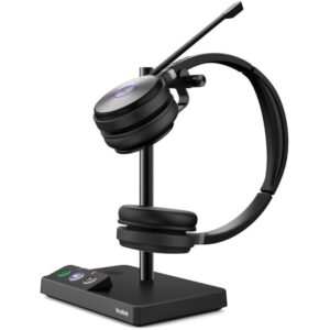 Yealink WH62 Dual headset, DECT, binaural, wireless, MS Teams, base station
