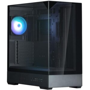 Zalman case P40 Prism / miniIT / 120mm ARGB fan / 2xUSB 3.0 / USB-C / panoramic / black