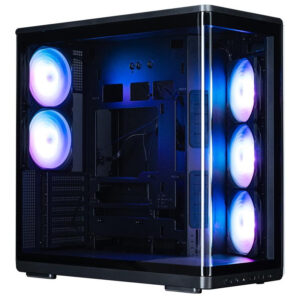 Zalman case P60 / ATX / 5x120mm ARGB fan / 2xUSB 3.0 / USB-C / panoramic / black