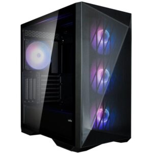 Zalman case Z9 Iceberg black / Middle tower / ATX / 4x140mm fan ARGB / tempered glass / black